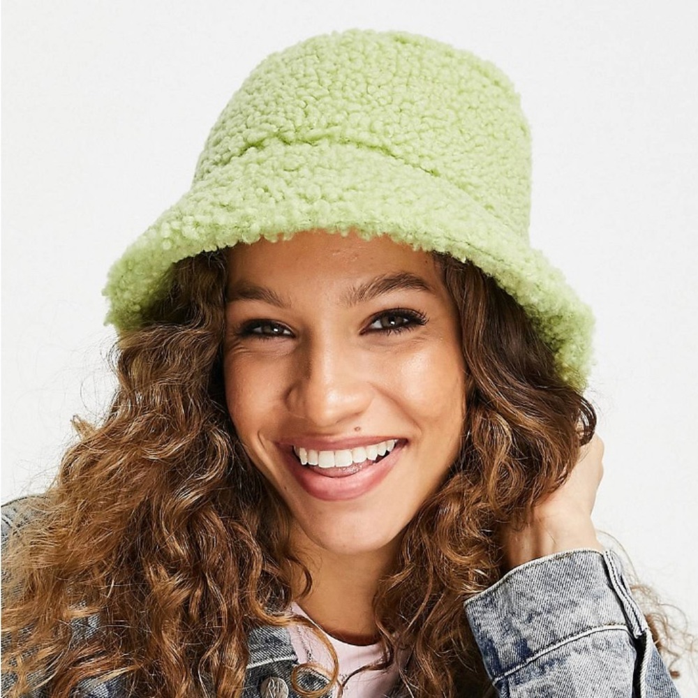 ASOS shearling bucket hat